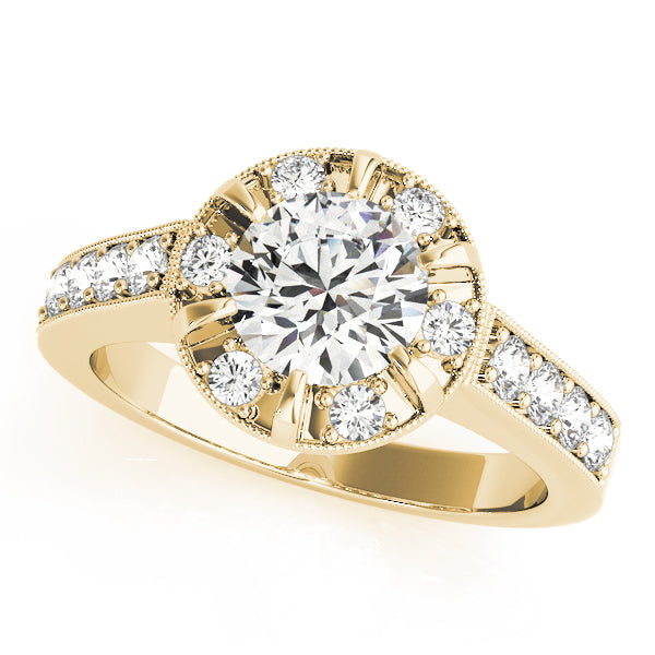 ENGAGEMENT RINGS HALO ROUND