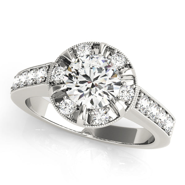 ENGAGEMENT RINGS HALO ROUND