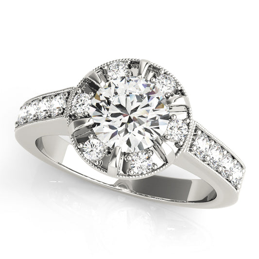ENGAGEMENT RINGS HALO ROUND