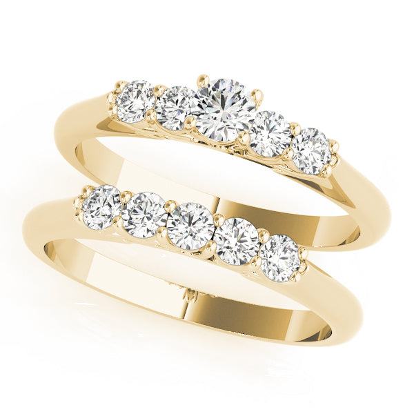 ENGAGEMENT RINGS SINGLE ROW PRONG