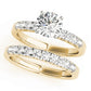 Single Row Prong Set Engagement Ring