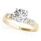 Single Row Engagement Ring