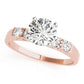 Single Row Engagement Ring