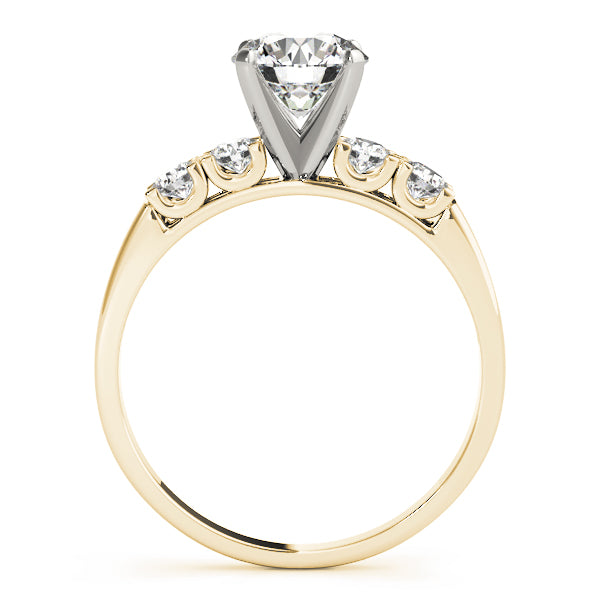 Single Row Engagement Ring