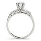Single Row Engagement Ring