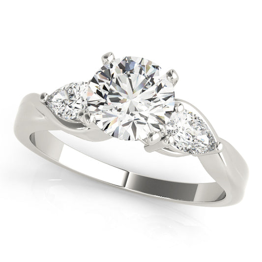 3-Stone Pear Engagement Ring