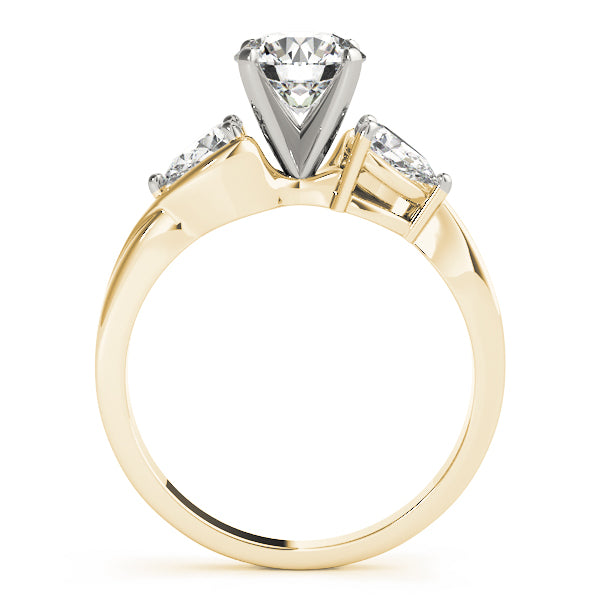 3-Stone Pear Engagement Ring