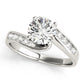 Bypass Channel Set Engagement Ring