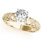 Vintage-Inspired Milgrain Filigree Engagement Ring