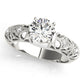 Vintage-Inspired Milgrain Filigree Engagement Ring