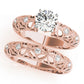 Vintage-Inspired Milgrain Filigree Engagement Ring