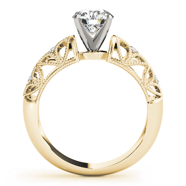 Vintage-Inspired Milgrain Filigree Engagement Ring