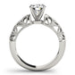 Vintage-Inspired Milgrain Filigree Engagement Ring
