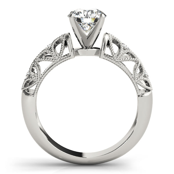Vintage-Inspired Milgrain Filigree Engagement Ring