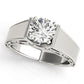Solitaire Filigree Engagement Ring