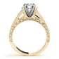 Solitaire Filigree Engagement Ring