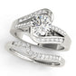 Bypass Multirow Split Shank Engagement Ring