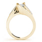 Bypass Multirow Split Shank Engagement Ring