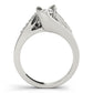 Bypass Multirow Split Shank Engagement Ring