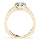 Channel Set Single Row Engagement Ring