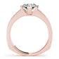 Channel Set Single Row Engagement Ring