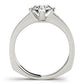 Channel Set Single Row Engagement Ring