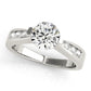 Channel Set Single Row Engagement Ring