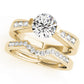 Channel Set Single Row Engagement Ring