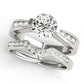 Channel Set Single Row Engagement Ring