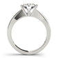 Channel Set Single Row Engagement Ring