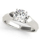 Cathedral Solitaire Engagement Ring