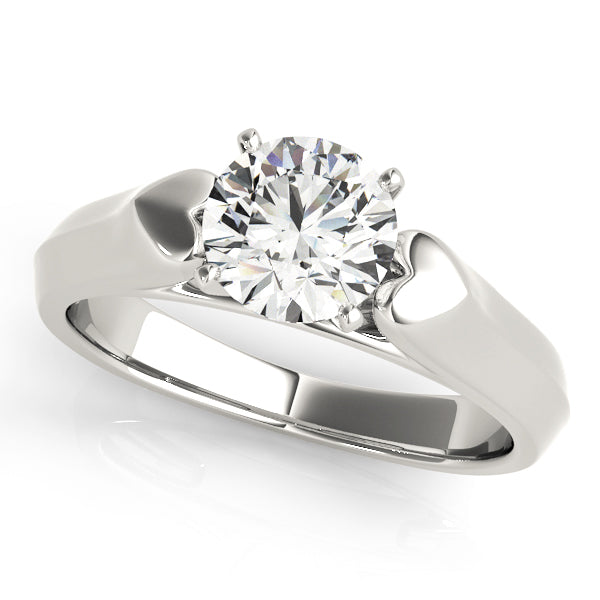 Cathedral Solitaire Engagement Ring