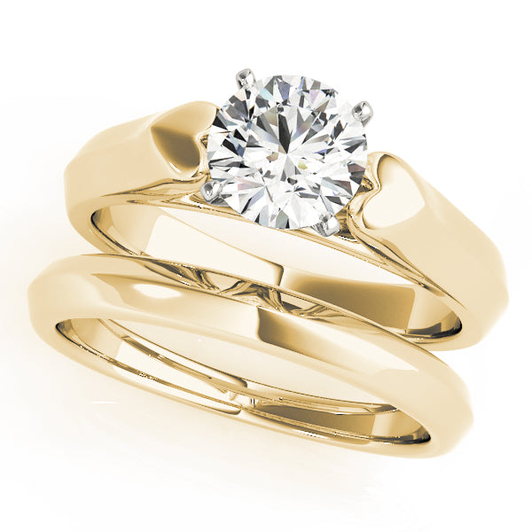Cathedral Solitaire Engagement Ring