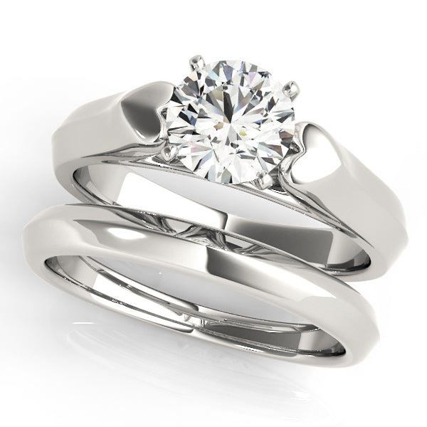 Cathedral Solitaire Engagement Ring