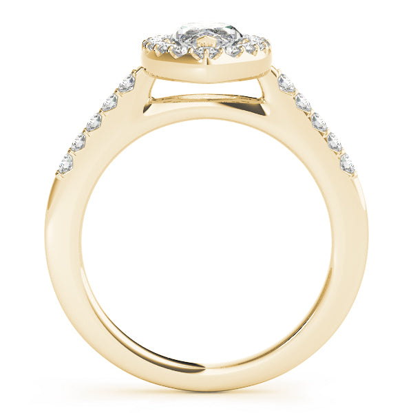 Marquise Halo Engagement Rings
