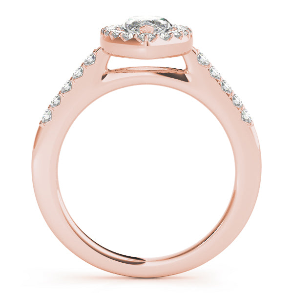 Marquise Halo Engagement Rings