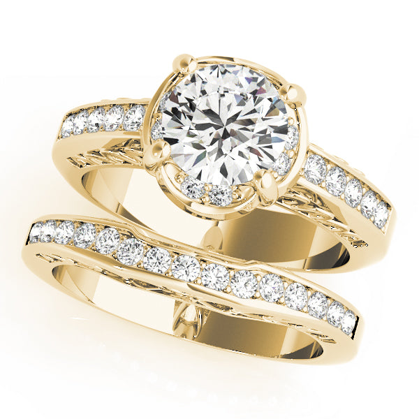 ENGAGEMENT RINGS SINGLE ROW PRONG