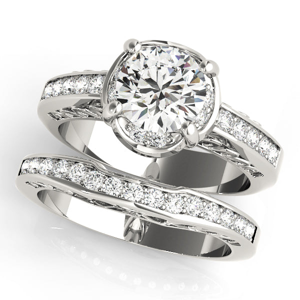 ENGAGEMENT RINGS SINGLE ROW PRONG