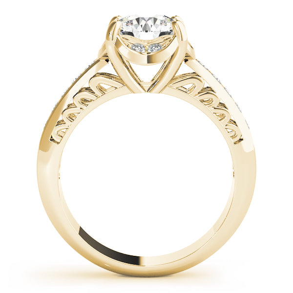 ENGAGEMENT RINGS SINGLE ROW PRONG