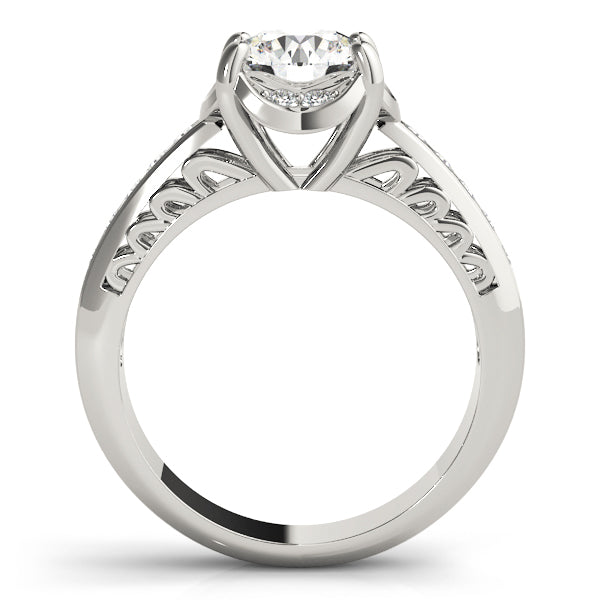 ENGAGEMENT RINGS SINGLE ROW PRONG