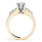 Prong Set Cluster Side Engagement Ring