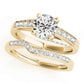 Single Row Prong In Channel Engagement Rings