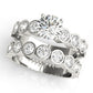 ENGAGEMENT RINGS SINGLE ROW BEZEL