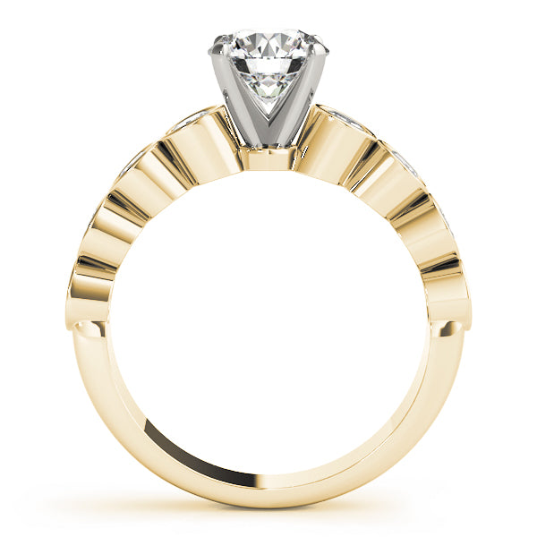 ENGAGEMENT RINGS SINGLE ROW BEZEL