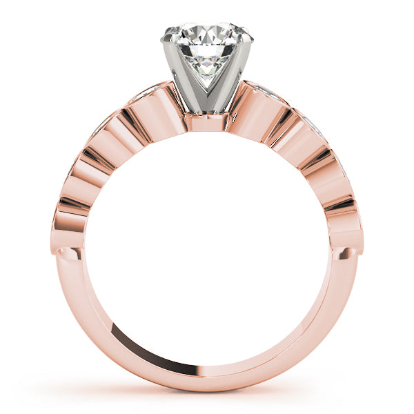 ENGAGEMENT RINGS SINGLE ROW BEZEL