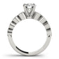 ENGAGEMENT RINGS SINGLE ROW BEZEL