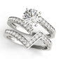 Bypass Swirl Leaf Engagement Rings