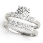 Single Row Shared Prong Engagement Rings