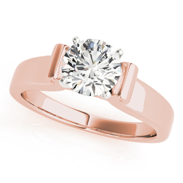 Cathedral Solitaire Engagement Ring