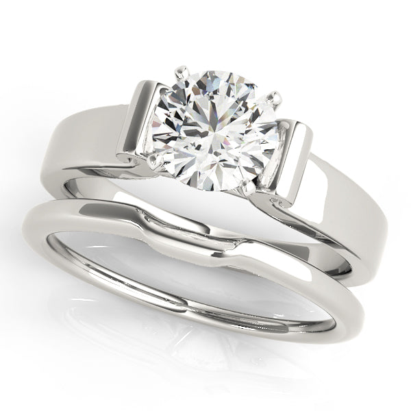 Cathedral Solitaire Engagement Ring